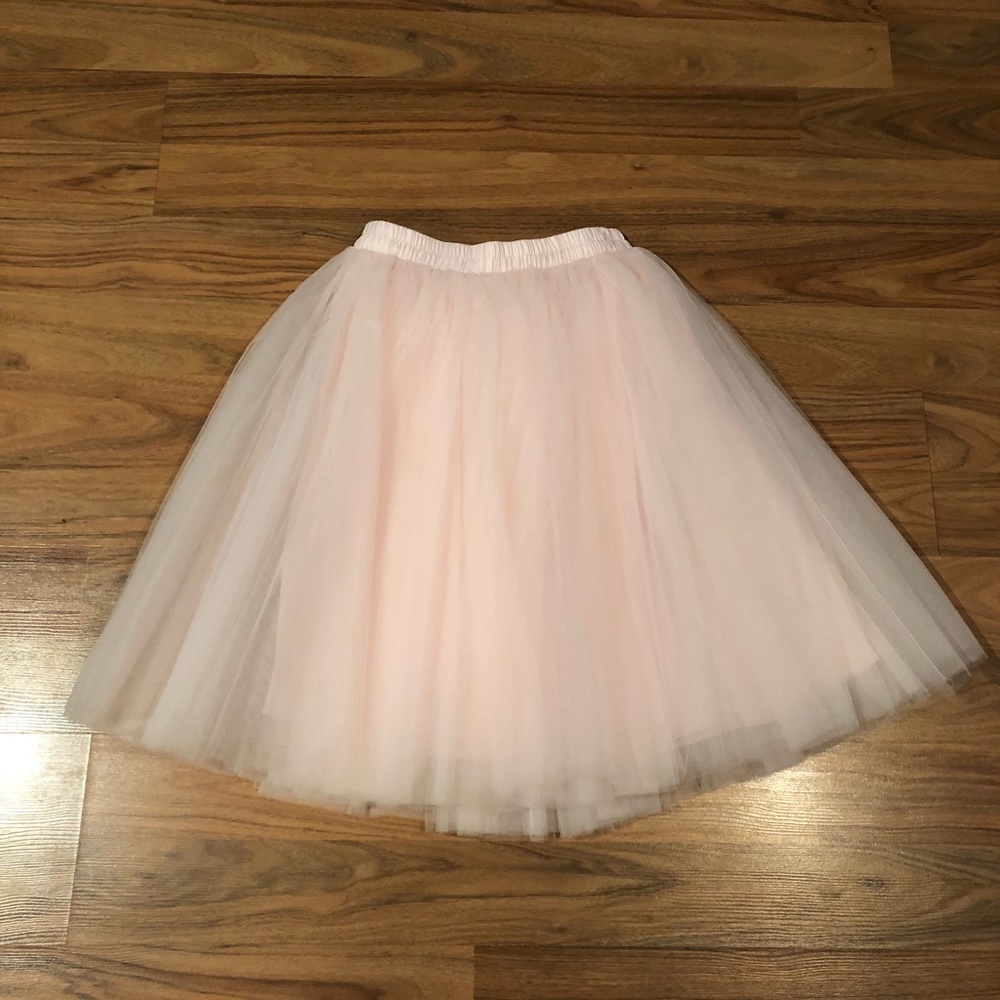 Baby Pink Tutu Tulle Party Skirt
